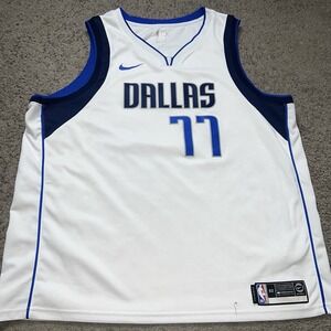Nike Dallas Mavericks Swingman Jersey NBA Authentic #77 Luka Doncic Men's 3XL